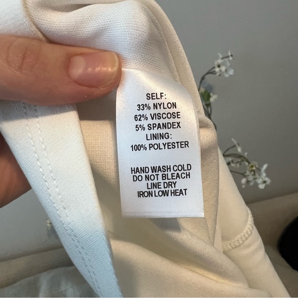 NWT Lulu’s Cocktail Hour Ivory Wrap Dress M - Picture 9 of 9